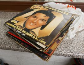 Collection of Vinyl LPs to include Bob Marley and Elvis