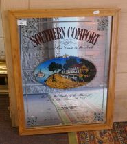 Southern Comfort advertising mirror