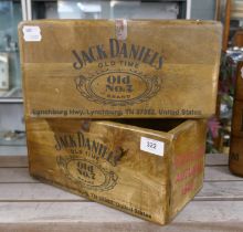 Pair of Jack Daniels storage trugs