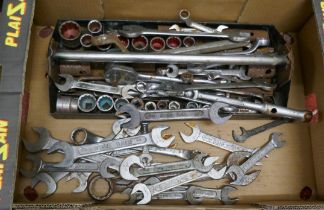 Collection of tools to include King Dick spanners