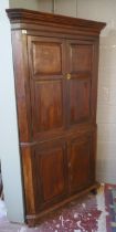 Antique corner cupboard