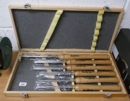 Set of 6 perform chisels in box - unused