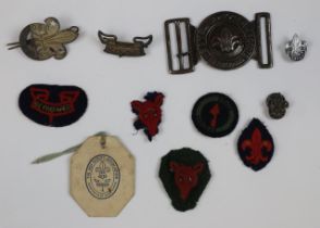 Collection of scouting memorabilia