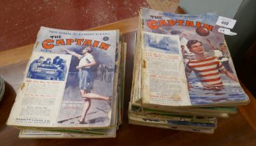 Collection of 'The Captain' magazine - mainly sport related