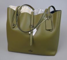 Olive green Coach of New York handbag