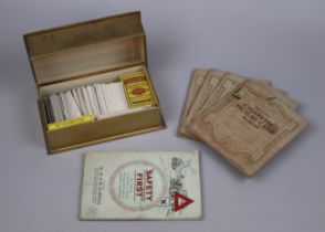 5 Wills cigarette albums together with box of loose