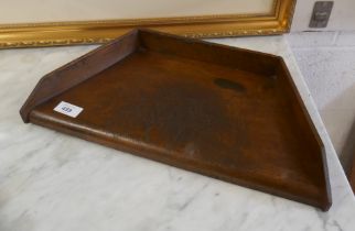 Antique French herb chopping board