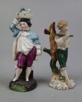 2 Staffordshire figurines