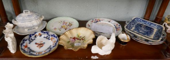 Collection of mostly antique English ceramics