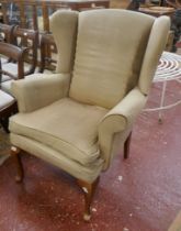 Wing back armchair