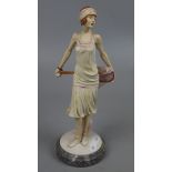 Royal Doulton figurine 'Anyone for Tennis?'