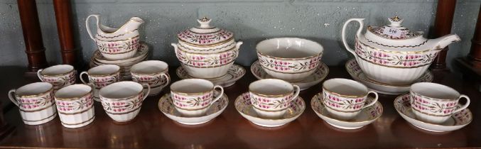 Coalport Anstice Horton and Rose tea and coffee service, circa 1810