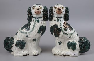Pair of Staffordshire dogs - Approx height 32cm