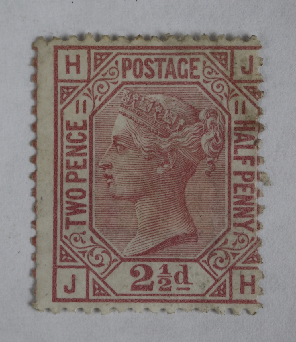 Stamps - Great Britain 1873-1880 2½d platell mint. SG 141. Small this cat £525 - Image 2 of 3