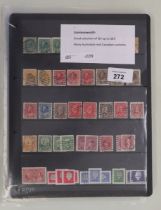 Stamps - Commonwealth. Good selection of QV up to QEII many Australian and Canadian varieties