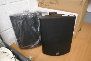 4 surface mounted PA speakers