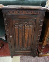 Small Old Charm linen fold pot cupboard