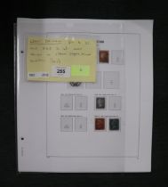 Stamps - Great Britain album pages with QV to 5/-, KG5 to lot (60+)