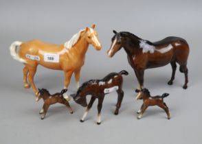 Collection of Beswick horses