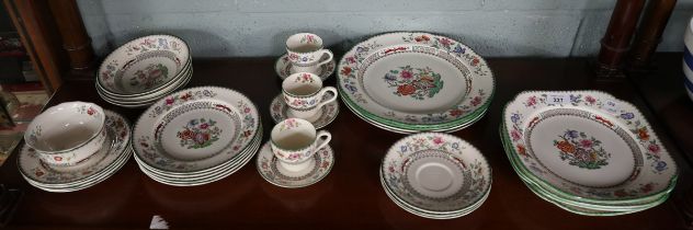 Collection of Spode Chinese Rose