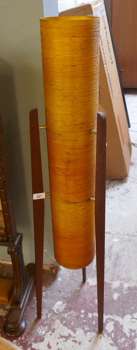 Mid-century floor rocket lamp - Approx height 113cm