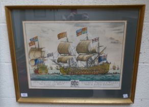 Framed print of The Royal George