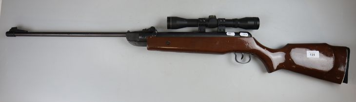 .22 Air rifle together with telescopic scope