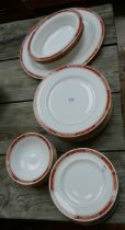 Royal Worcester Beaufort Russet dinner service