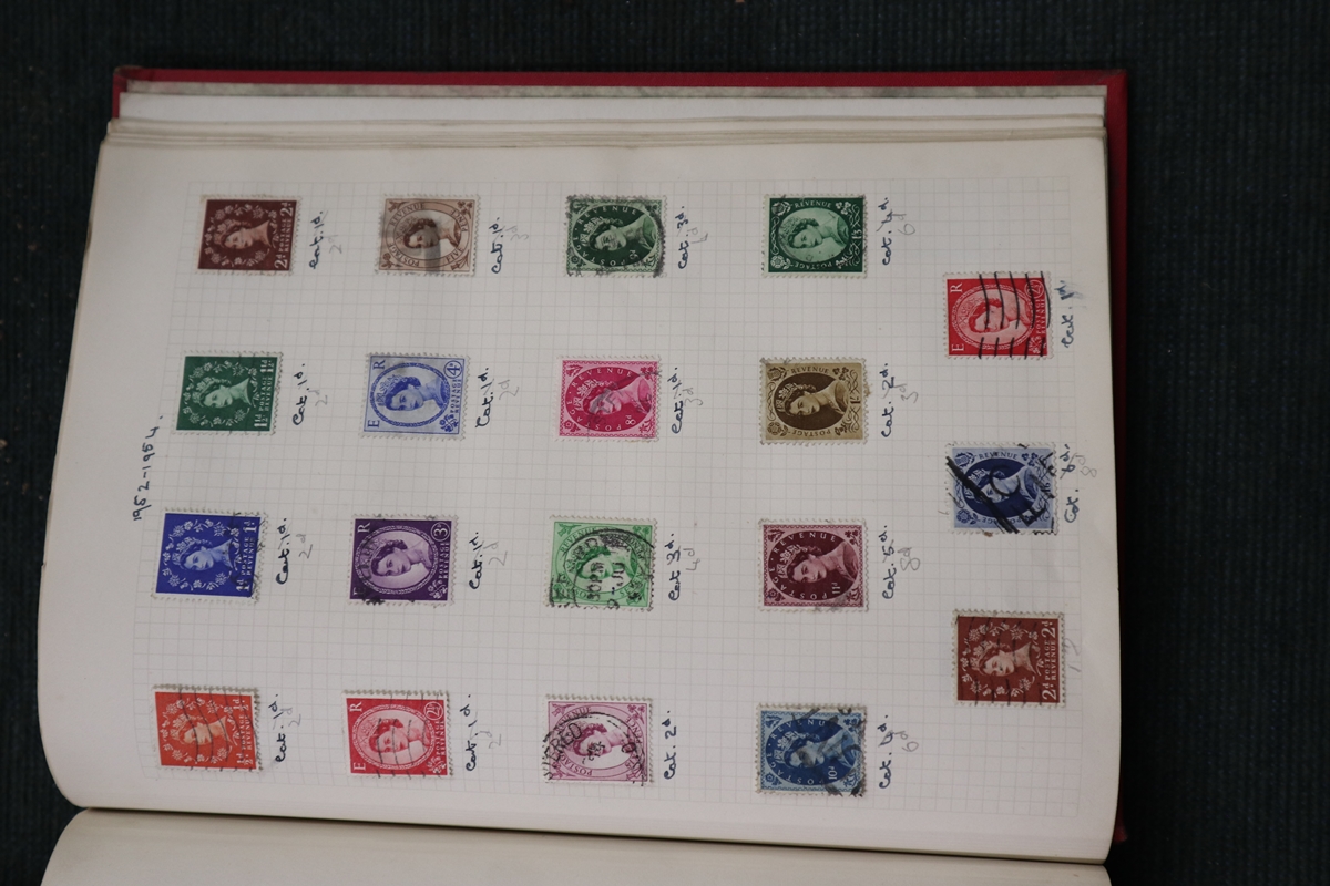 Stamps - Great Britain QV-QE2 collection on album. many QV 1d reds later values to £1.00 (600+) - Image 5 of 6