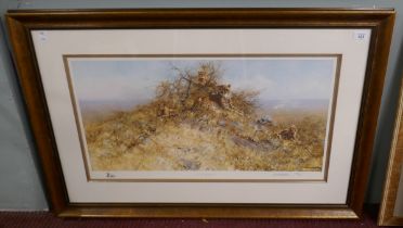 David Shepherd L/E Print 'THE BEST SPOTS ON THE HILL' (181/950)