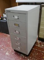 Metal filing cabinet