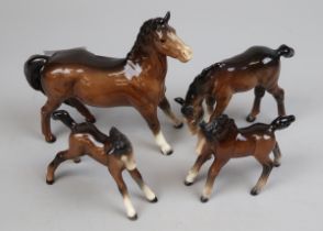 Collection of Beswick horses