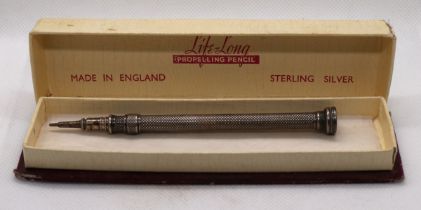 J Butlers and Co of London silver self propelling pencil