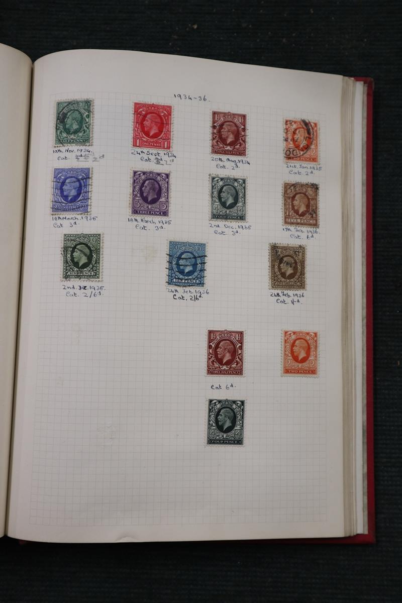 Stamps - Great Britain QV-QE2 collection on album. many QV 1d reds later values to £1.00 (600+) - Image 4 of 6