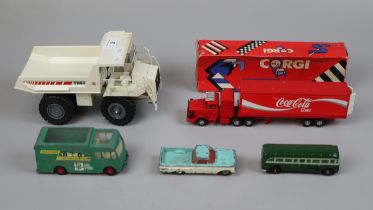 Collection of die cast vehicles to include Coca Cola lorry in original box
