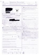 Private car registration J6 LBA - Held on retention certificate