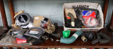 Collection of vehicle parts to include Suzuki