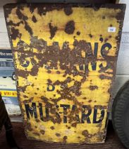 Original enamel sign - Coleman’s Mustard - Approx 61cm x 91cm