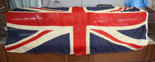 Large vintage Union Jack - Approx 266cm x 117cm