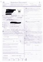 Private car registration N6 LBA - Held on retention certificate