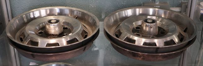 Set of Jaguar wheel trims