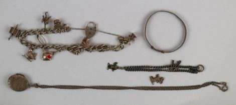 Collection of silver jewellery