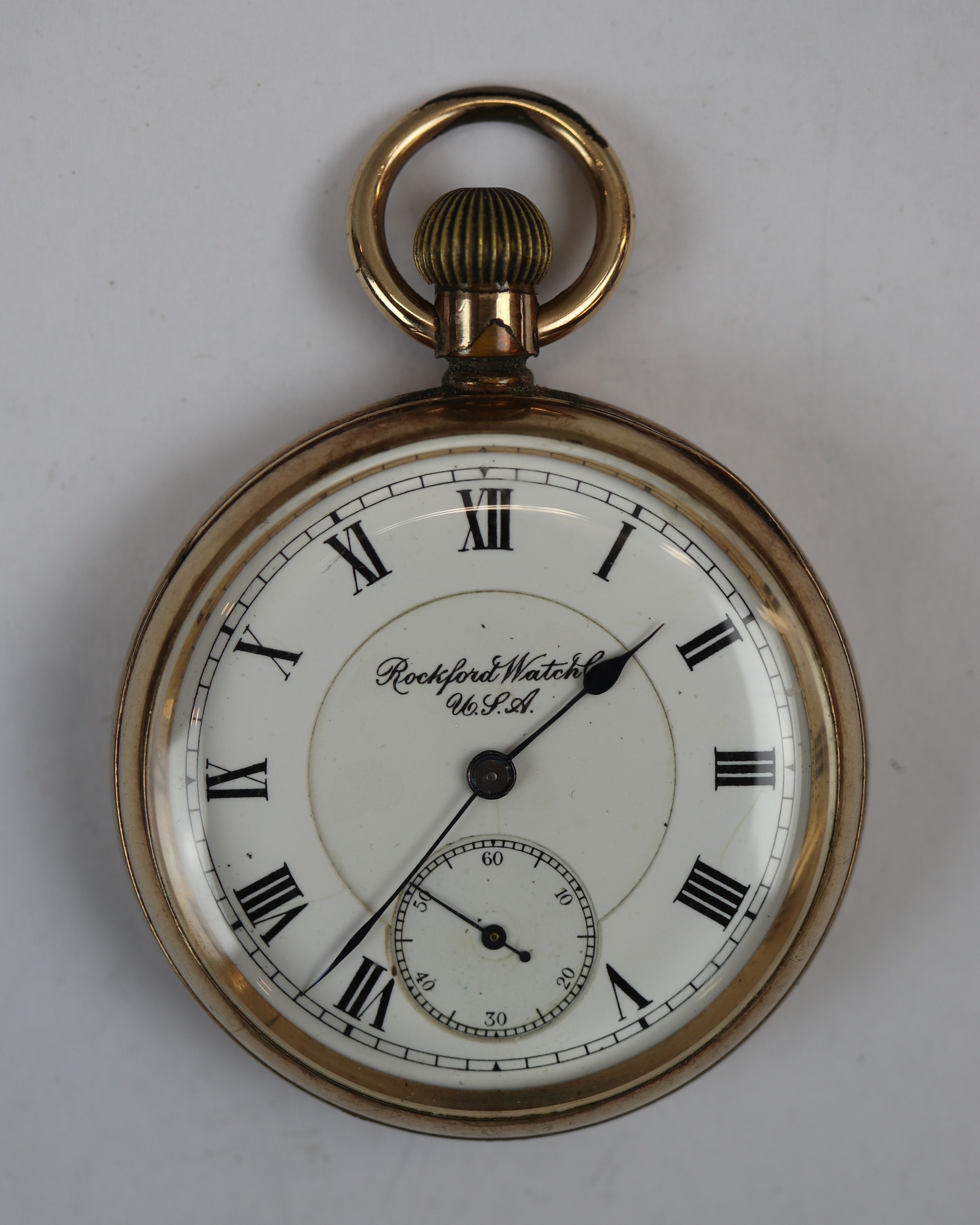 Smiths working pocket watch together Rockford pocket watch - Image 2 of 5