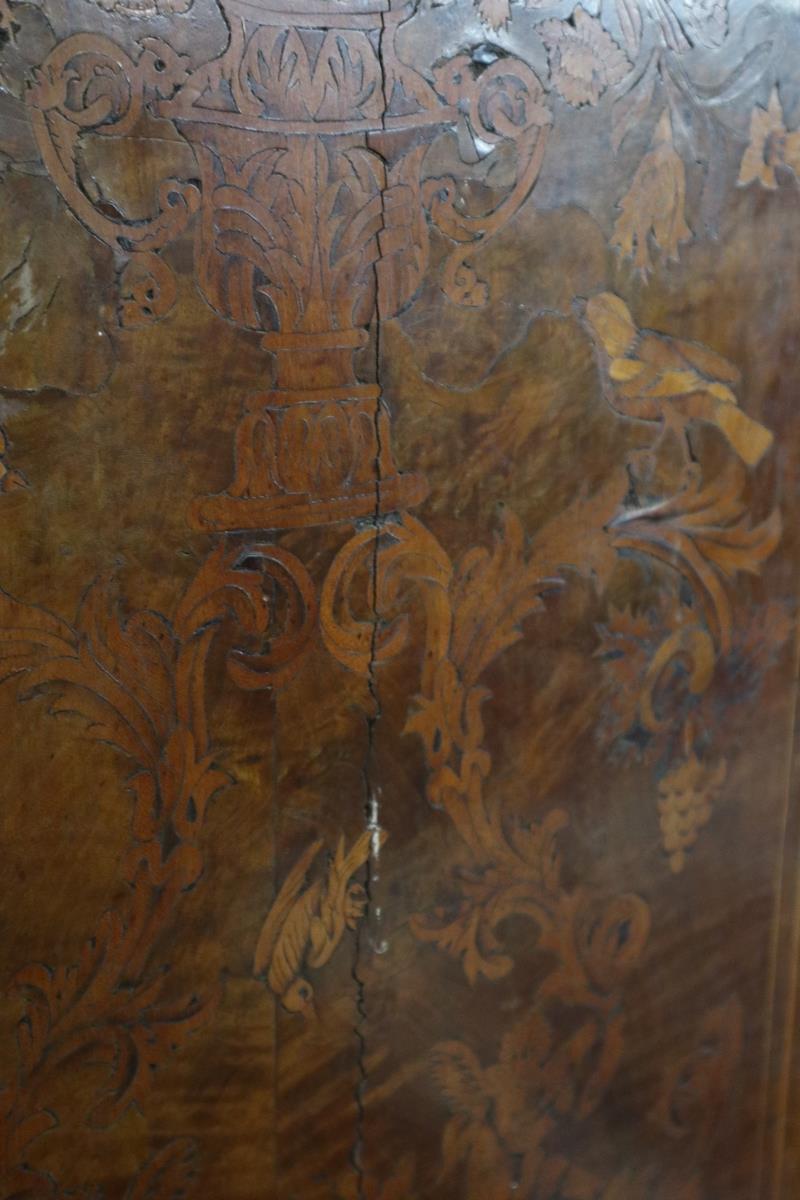 Early Dutch marquetry cabinet A/F - Approx size: W: 132cm D: 59cm H: 192cm - Image 21 of 25