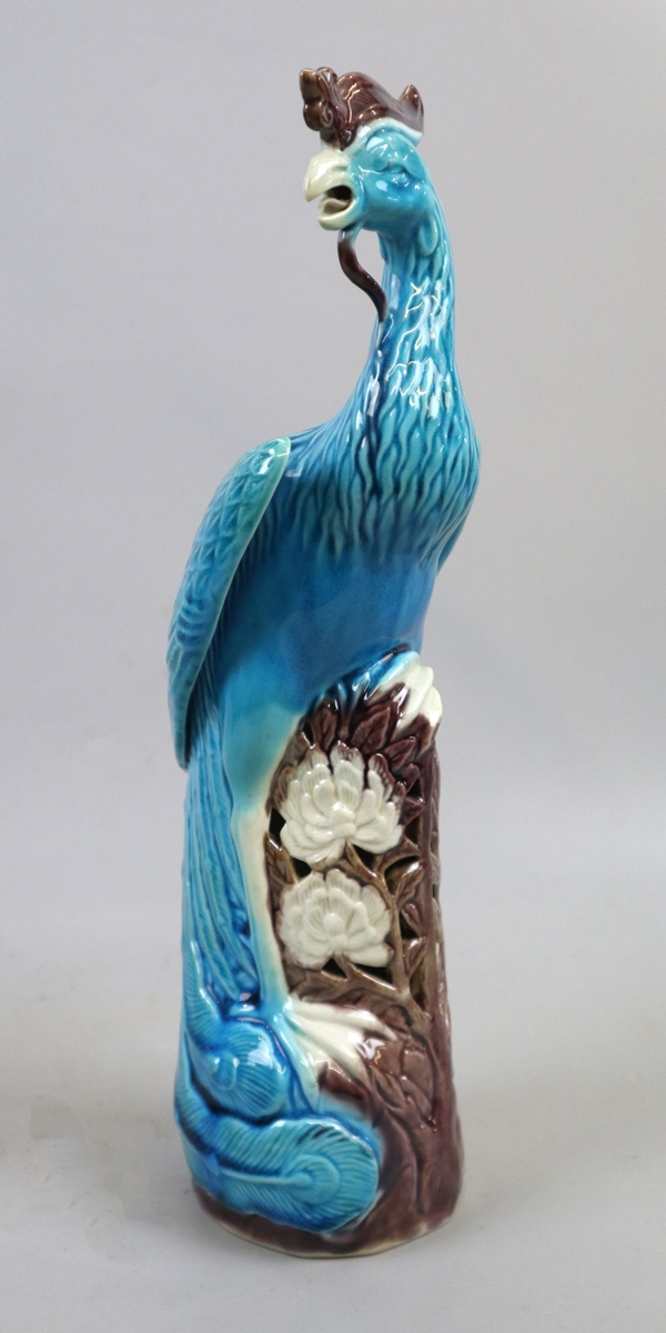 Ceramic figure of phoenix - Approx height: 30cm