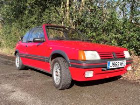 Peugeot 205 Cti 1.6 convertible - Mot'd 83,000 miles This stunning low mileage car has been