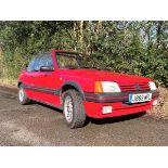 Peugeot 205 Cti 1.6 convertible - Mot'd 83,000 miles This stunning low mileage car has been