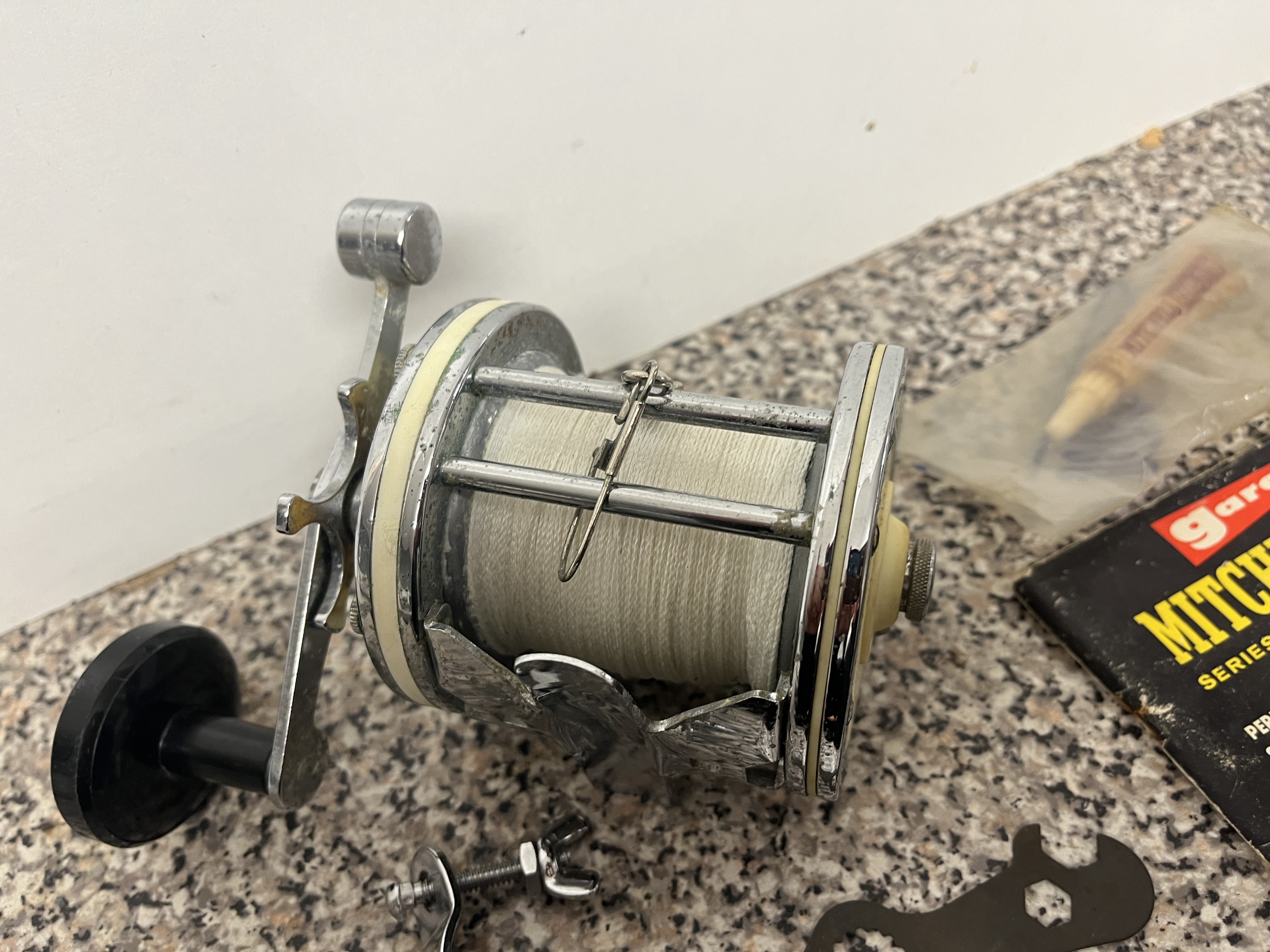 Garcia Mitchell 624 multiplier early 1970s fishing reel etc - Image 3 of 5