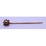 9ct gold tie pin