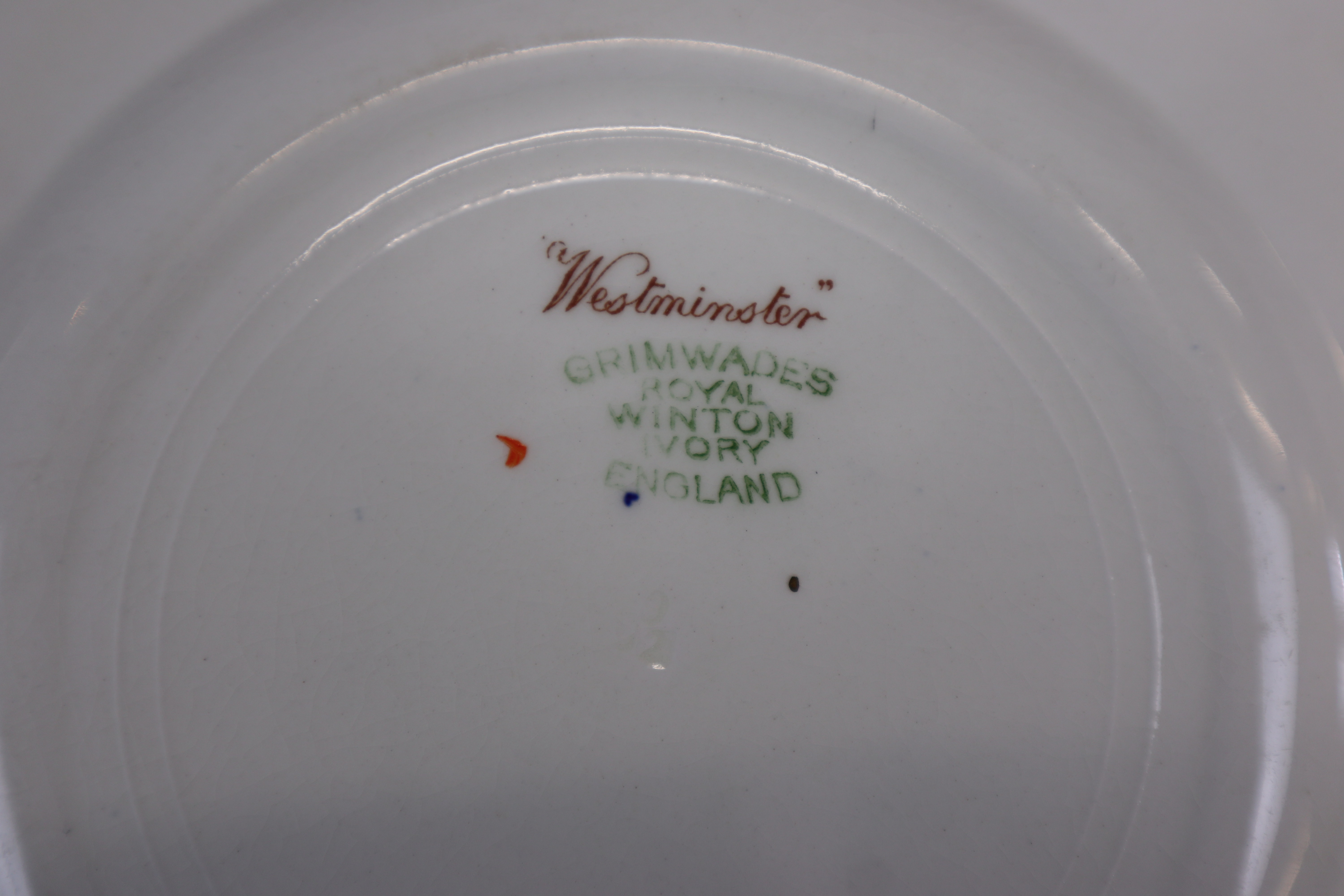 Set of 6 Royal Winton cabinet plates - Westminster - Image 3 of 3